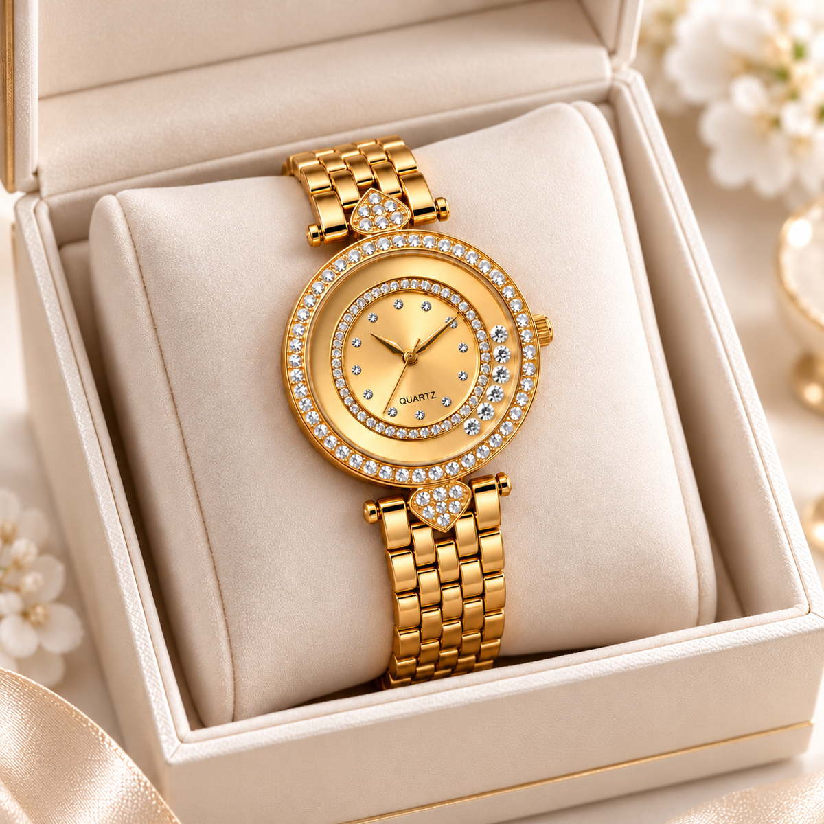 Luxury Golden Women's Watch