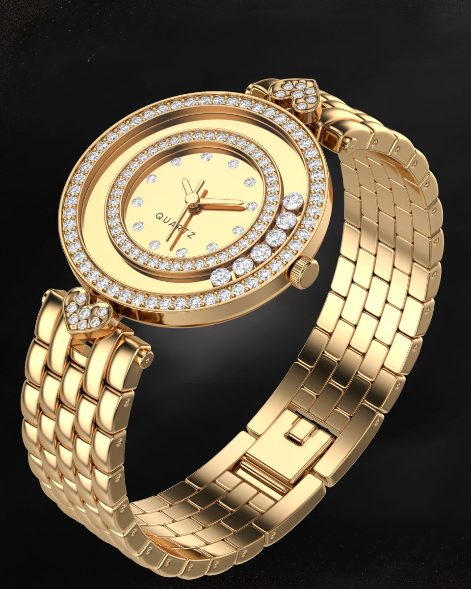 Women's Watch Gift for Wife Gold Dial Analog – Milimisto