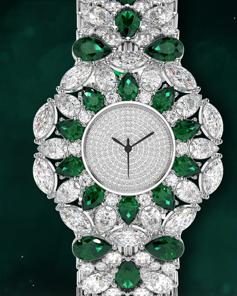Green Dial Women's Watch Birthday Gift for Wife – Milimisto