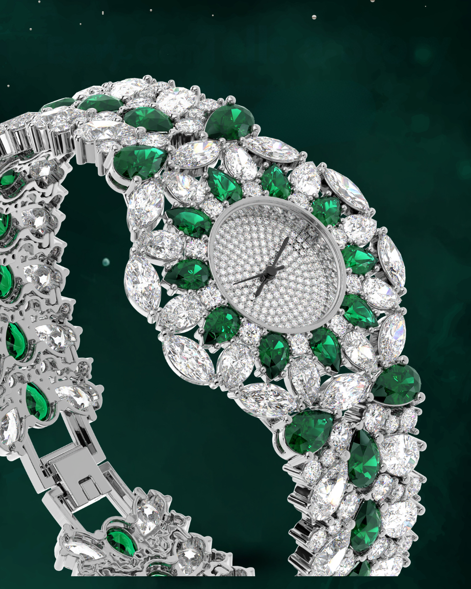 Green Dial Women's Watch Birthday Gift for Wife – Milimisto