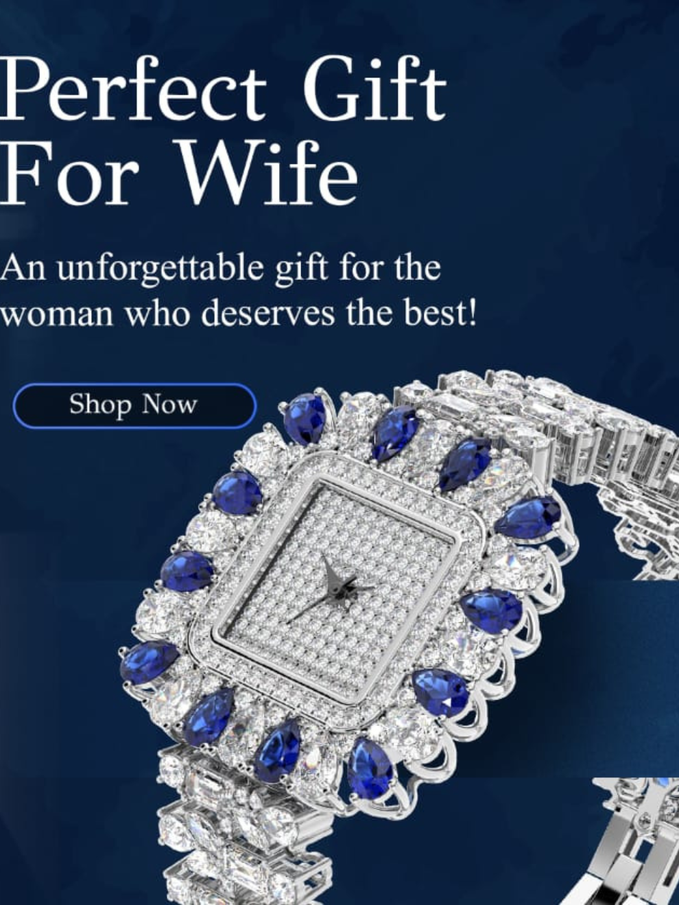 Imperial Blue Women's Watch : Gift for Wife