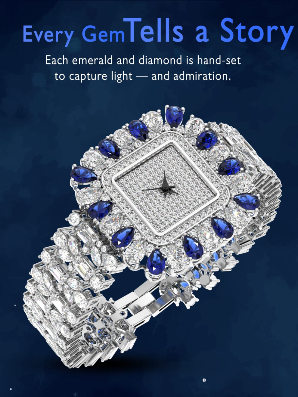 Imperial Blue Women's Watch : Gift for Wife